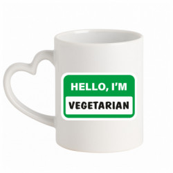 Кружки с ручкой в виде сердца