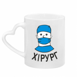 Кружки с ручкой в виде сердца
