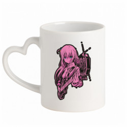 Кружки с ручкой в виде сердца