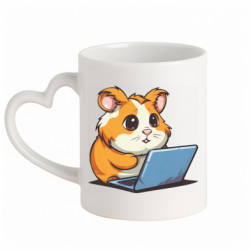 Кружки с ручкой в виде сердца