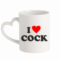 Кружки з ручкою у вигляді серця