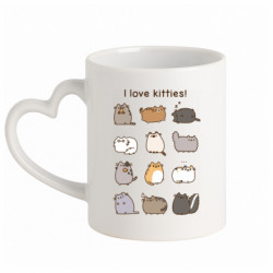 Кружки з ручкою у вигляді серця