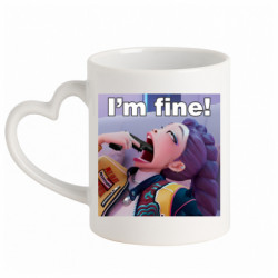 Кружки з ручкою у вигляді серця