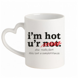 Кружки с ручкой в виде сердца