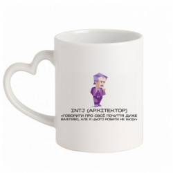 Кружки с ручкой в виде сердца