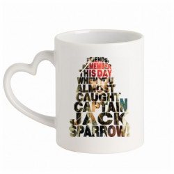 Кружки с ручкой в виде сердца