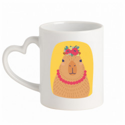 Кружки с ручкой в виде сердца