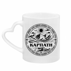 Кружки с ручкой в виде сердца