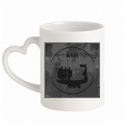 Кружки с ручкой в виде сердца