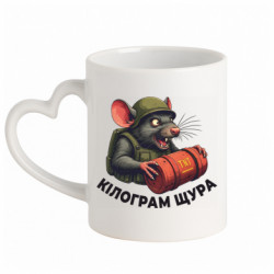 Кружки с ручкой в виде сердца