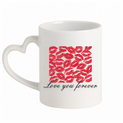 Кружки з ручкою у вигляді серця