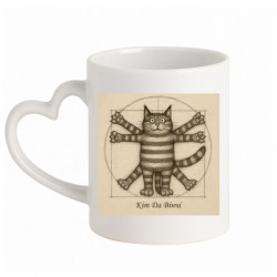 Кружки с ручкой в виде сердца