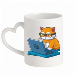 Кружки с ручкой в виде сердца