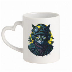 Кружки с ручкой в виде сердца