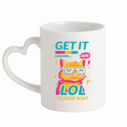 Кружки с ручкой в виде сердца