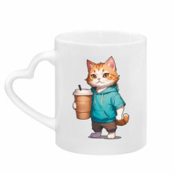 Кружки з ручкою у вигляді серця - FATLINE