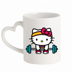 Кружки с ручкой в виде сердца