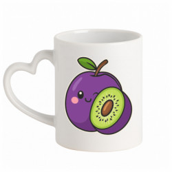 Кружки с ручкой в виде сердца