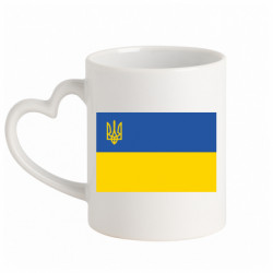 Кружки з ручкою у вигляді серця
