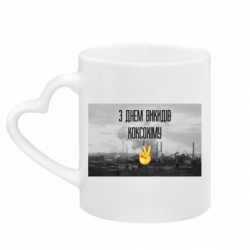 Кружки с ручкой в виде сердца - FATLINE