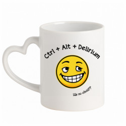 Кружки с ручкой в виде сердца