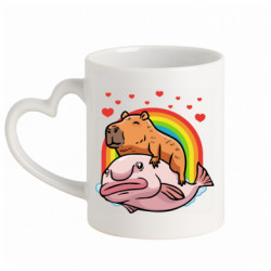 Кружки з ручкою у вигляді серця - FATLINE