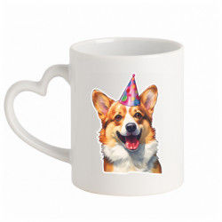 Кружки с ручкой в виде сердца