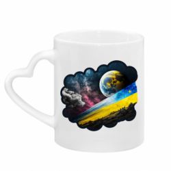 Кружки с ручкой в виде сердца