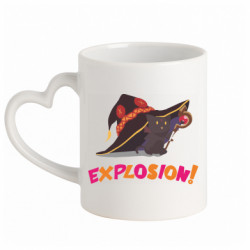 Кружки с ручкой в виде сердца