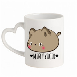 Кружки с ручкой в виде сердца