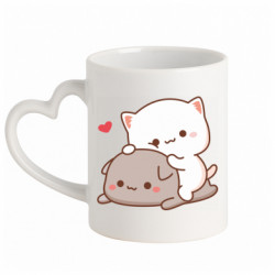 Кружки з ручкою у вигляді серця