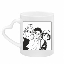 Кружки з ручкою у вигляді серця