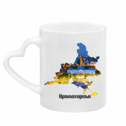 Кружки с ручкой в виде сердца