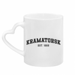 Кружки с ручкой в виде сердца