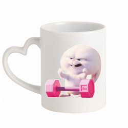 Кружки с ручкой в виде сердца
