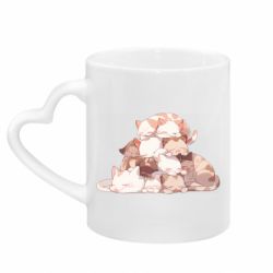 Кружки з ручкою у вигляді серця - FATLINE