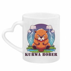 Кружки с ручкой в виде сердца