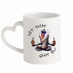 Кружки с ручкой в виде сердца