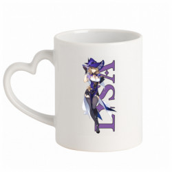 Кружки с ручкой в виде сердца