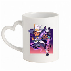 Кружки с ручкой в виде сердца