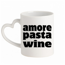 Кружки с ручкой в виде сердца