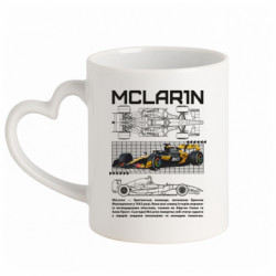 Кружки с ручкой в виде сердца - FATLINE