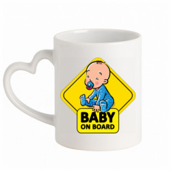 Кружки с ручкой в виде сердца