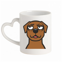 Кружки с ручкой в виде сердца