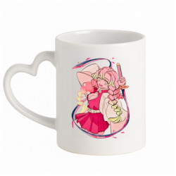 Кружки с ручкой в виде сердца