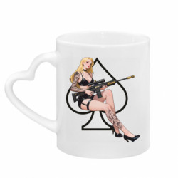 Кружки з ручкою у вигляді серця