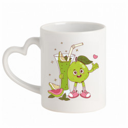 Кружки с ручкой в виде сердца