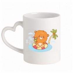 Кружки с ручкой в виде сердца