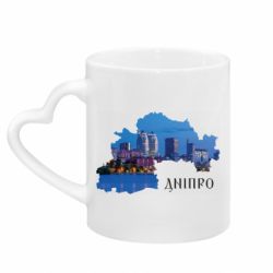 Кружки с ручкой в виде сердца