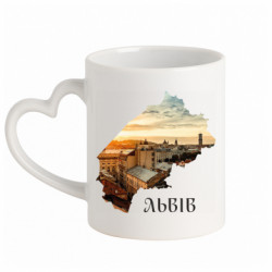 Кружки з ручкою у вигляді серця - FATLINE